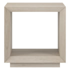 Hudson&Canal - Table d'appoint rectangulaire Evie  22" de largeur - Aulne blanc-La table est fabriquée à partir de matériaux MDF de haute qualité et durables