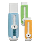 Staples - Gomme Rétractable - Couleurs Variées-Comprend un porte-gomme et une gomme blanche