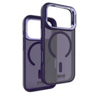 Blu Element - Étui Chromatic Kick MagSafe pour iPhone 17 Pro - Violet profond-Protection supplémentaire de l'appareil photo avec béquille rabattable pour une visualisation en paysage