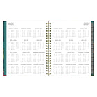Blueline - Agenda Hebdomadaire/Mensuel - 11 po H x 8 1/2 po l - Motif Floral - Bilingue-Dates juliennes