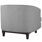 Modway - Coast Tissu rembourré Fauteuil - Gris clair-Matériau 100% polyester