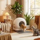 PawHut - Bac à litière autonettoyant, grande boîte à litière automatique pour chat 72 L-Système de sécurité avec capteurs pour éviter tout risque de coincer votre chat