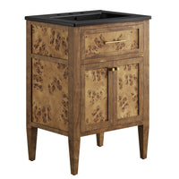 Modway - Elysian 24" Vanette de salle de bain - Noir brun-Vanité de salle de bain moderne