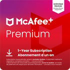 McAfee+ Premium logiciel individuel antivirus pour (illimité d’appareils)(Windows/Mac/Android/iOS/ChromeOS) - abonnement d'un an avec renouvellement automatique [téléchargement]-Protégez votre vie privée et assurez votre sécurité en ligne avec McAfee+ Premium – une protection tout-en-un simple pour tous les appareils de votre foyer.