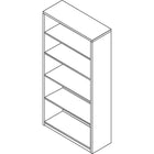 Office Star - Bibliothèque de la collection Napa, 5 tablettes, cerisier-Surfaces laminées thermoliées résistant aux égratignures  