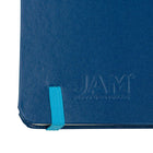 JAM Paper - Petit carnet à couverture rigide avec élastique - 100 feuilles lignées - 3 3/4" x 5 5/8" - Bleu-6