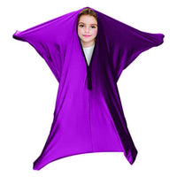 Bintiva - Chaussette sensorielle - Violet - Grande - 8 à 11 ans-La chaussette sensorielle est un excellent outil qui peut aider les enfants souffrant de troubles du traitement sensoriel à obtenir les informations dont ils ont besoin. La chaussette corporelle offre un câlin uniforme qui peut calmer les enfants tout en organisant leurs systèmes sensoriels