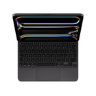 Apple - Magic Keyboard pour iPad Pro 11 po M4 - Noir - Français-Le clavier comprend une rangée de fonctions de 14 touches pour un accès rapide à la luminosité de l'écran, aux commandes de volume et à d'autres fonctionnalités, ainsi qu'un connecteur USB-C pour le chargement direct