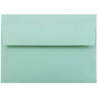 JAM Paper - Ensemble de cartes de vœux vierges, format A2, 4,375 po x 5,75 po, bleu aqua, paquet de 25-Taille : A2 (4,375 x 5,75 pouces)