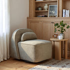 Zuo - Kakao Chaise pivotante - Brun olive-Supporte jusqu'à 250 lb