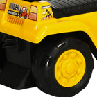 Aosom - Tracteur à fourche pour enfants avec fourche et plateau - jaune-Fourche fonctionnelle et plateau interchangeable 