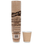 Genuine Joe - Gobelets ondulés, 10 oz, paquet de 25-Tasses chaudes ondulantes