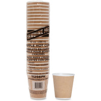 Genuine Joe - Gobelets ondulés, 10 oz, paquet de 25-Tasses chaudes ondulantes