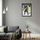 Sidney Crosby 20x29 sur toile Penguins Action-V - Toile encadree - 22" x 31"-Prêt à accrocher - livré entièrement assemblé