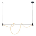 Zuo - Lampe plafonnier Adder - Noir-Dimensions: 4,7 po L x 47,2 po L x 59,1 po H