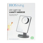 BIOS Living - Miroir Lumineux à DEL-4 piles AA (non incluses)