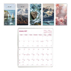 Brownline - 2027-2028 agenda de poche mensuel 24 mois avec reliure piqûre à cheval – 6 1/2 po x 3 1/2 po – couleurs assorties-Agenda de deux ans, de
janvier 2027 à décembre 2028