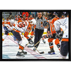 Wayne Gretzky and Mario Lemieux sur toile All-Star - Toile encadree - 31" x 22"-Impression sur toile de qualité supérieure avec bordures enveloppées
