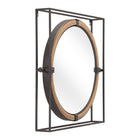 Zuo - Miroir Capell - Gris antique-Dimensions: 3,1 po L x 23,6 po L x 21,7 po H