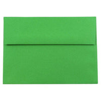 JAM Paper - Enveloppes d'invitation colorées A8 - 5,5 x 8,125 - vert recyclé - Paquet de 50-Ces enveloppes sont parfaites pour envoyer des invitations, des cartes de voeux, des RSVP, des cartes de remerciement, des cadeaux d'anniversaire, des remises de diplômes, des vacances et plus encore
