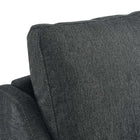 Modway - Corland Tissu rembourré Fauteuil - Charbon de bois-Assemblée requise