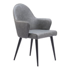 Zuo - Silloth Chaise de salle à manger - Gris-Assemblage requis