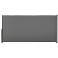 Outsunny - store latéral rétractable 118 po x 63 po avec résistance aux rayons UV et au vent - gris clair-Stores latéraux flexibles pour une utilisation en extérieur et en intérieur
