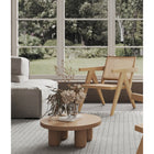 Manhattan Comfort - Hamlet fauteuil d’appoint industry chic 22,64" - nature-Canne fine naturelle fabriquée à partir de rotin de bois authentique