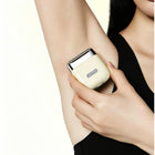 Yoose - Rasoir électrique portable rotatif Nano - Blanc-Épilation multifonctionnelle : Appareil polyvalent adapté au visage, aux jambes et à la tonte précise du bikini grâce à ses têtes interchangeables