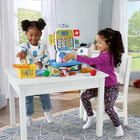 VTech - Super caisse enregistreuse Magic'scan -Anglais-Emballez le tout, puis payez vos achats avec la carte de crédit factice, des billets ou des pièces en plastique que la caisse peut compter