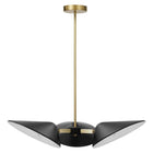 Modway - Journey Bras 3-léger de 3" Pendentif - Noir-Installation professionnelle requise