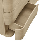 Modway - Mirae 6 tiroirs Commode incurvée, Chêne clair brossé-8