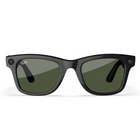 Ray-Ban Meta - Wayfarer (2e génération) lunettes - Noir brillant, verres verts-Un bouton de capture et des commandes tactiles réactives sont intégrés à la monture , le système de cinq microphones vous permet d'utiliser des commandes vocales pour activer la caméra, passer des appels, écouter de la musique et bien plus encore, via votre appareil mobile iOS ou Android couplé.