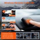 Vantrue - Caméra embarquée double E2 avant et arrière avec carte SD 64 Go-Wifi 5ghz intégré permettant prévisualisation téléchargement rapide et partage des vidéos via l application vantrue