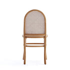 Manhattan Comfort - Paragon 1.0 Lot de 2 chaises de salle à manger rembourrées style industriel chic 17,52 po - Nature et Avoine-Hauteur d’assise : 49 cm avec une capacité de poids de 125 kg