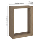 Hudson&Canal - Console Osmond 22" L - Chêne gris vieilli-9