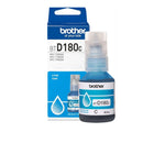 Brother - BTD180CS Bouteille d’encre cyan authentique à haut rendement-Bouteille d’encre à haut rendement, impression jusqu’à 5 000 pages