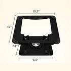 Uncaged Ergonomics - Support pivotant et réglable pour ordinateur portable et téléphone RISE - Noir-Le support pivotant pour ordinateur portable est compatible avec les appareils de 10 à 15,6 pouces de large et peut supporter 19 livres.