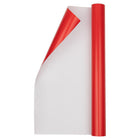 JAM PAPER - Papier cadeau brillant - 43 x 46 cm - Rouge brillant - Paquet de 2-Couleur : Rouge
