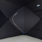 Outsunny - Tente De Pêche Sur Glace Pop-Up 2-4 Personnes, Abri Portable Avec Fenêtres Coupe-Vent - Bleu-Livré avec un sac de transport pour ranger la tente de pêche sur glace et faciliter le déplacement 
