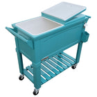 Permasteel - Glacière de patio style mobilier 80 pintes - Sarcelle-Le bac isolé garde les boissons froides jusqu’à 36 heures