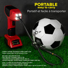 Bullseye - Gonfleur de pneu rechargeable - Noir-Plastique ABS, aluminium, alliage de zinc