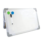 Flipside - Ensemble de chevalets de bureau avec stylo et deux aimants - 50 x 40 cm-Pliable à plat pour un rangement facile