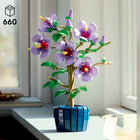 LEGO - Botanicals Hibiscus-Construire des fleurs LEGO - L’hibiscus comporte 5 grandes fleurs, 4 fleurs sur le point de s’épanouir et 2 petits nœuds qui ressemblent à de jeunes boutons de fleurs