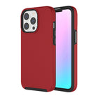 AXS - PROTech coque anti-choc avec bordures surelevees et une durabilite militaire pour Apple iPhone 13 Pro Max,Bourgogne-Resistant aux chocs