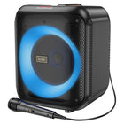 HOCO - Enceinte Bluetooth sans fil Gracful avec microphone-Son stéréo puissant : Basses profondes et aigus clairs pour une expérience d'écoute riche