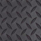Edgewood - Tapis Foam Fusion Anti-Fatigue Avec Surface Laminée à Motifs De Losange - 3 pi l x 5 pi L x 5/8 po P - Noir-Plaque diamantée en vinyle PVC laminée à une mousse PCV antifatigue de longue durée