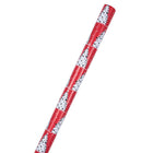  JAM PAPER - Papier cadeau de Noël - 76 cm x 7,6 m - Sapins de Noël peints-Notre élégant papier cadeau est fabriqué à partir de papier de haute qualité et présente des couleurs et des motifs éclatants