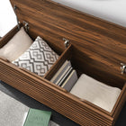 Modway - Render Établi de rangement - Noyer-Construction durable en panneaux de particules