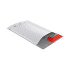 Enveloppes d’expédition à bulles autoadhésives de TRU REDMC, no 0, 6,75 larg. x 9 long. (po), blanches, 25/paquet (TR56608B)-Offertes en blanc et faites de polyéthylène